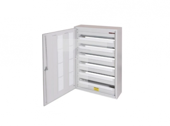 Rozdzielnica modułowa natynkowa 6x36 IP30 stalowa UNI SYSTEM 750-1050-250 M
