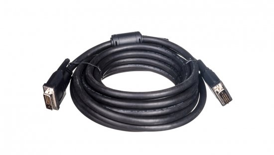 Kabel połączeniowy DVI-D Dual Link Typ DVI-D(24 1)/DVI-D(24 1), M/M czarny 5m AK-320101-050-S