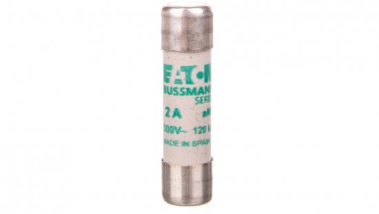 Wkładka bezpiecznikowa cylindryczna 10x38mm 2A aM 500V C10M2