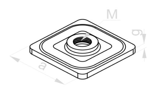Nakrętka wzmocniona NW M8 650249 /100szt./