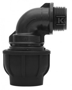 KOLANO ZACISK.PP 90ST.32X3/4  GZ DO PE
