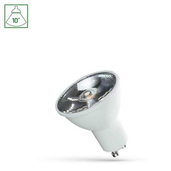 LED GU10 230V 6W SMD 10st NW z soczewką SPECTRUM