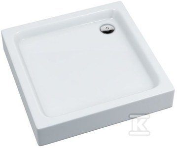 Brodzik akrylowy &quot;Grando Plus&quot; zintegrowany z podbudową Stabilsound Plus 80x80x17 cm kwadratowy