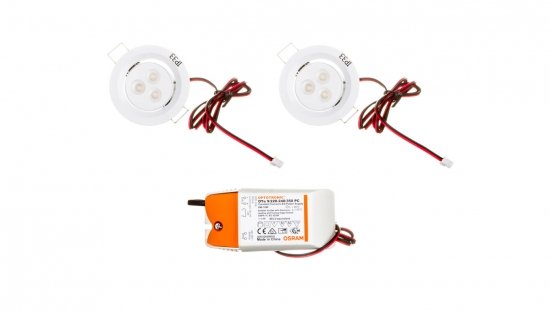 Oprawa downlight LED 4.5W 220-240V IP33 PUNCTOLED I WT 2X4,5W 3000K 220lm 4008321999320