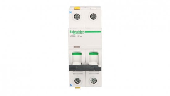 Wyłącznik nadprądowy 1P+N C 1A 6kA AC iC60N-C1-1N Acti9 A9F04601