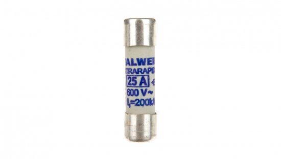 Wkładka bezpiecznikowa cylindryczna 10x38mm 25A aR 600V CH10UQ 002625013