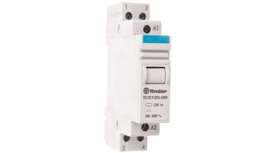 Przekaźnik modułowy mocy 2Z 20A 24V DC, styk AgSnO2 22.22.9.024.4000