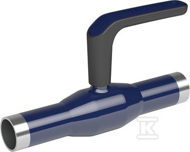 Zawór kulowy VEXVE X do wody do 200C, DN40 PN40 do wspawania, przelot zredukowany 100040X