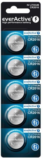 Bateria CR2016 everActive (blister 5 szt.)