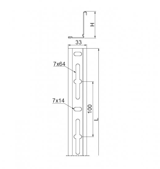 Przegroda 37mm PGR40/2N 140109 /2m/