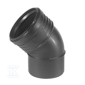 Kolano 75/45&deg;, SITECH+ czarny 3067727