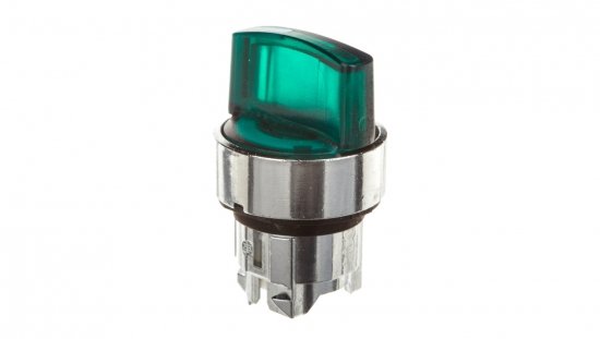 Głowica przełącznika sterowniczego 3-położeniowego 22mm zielona podświetlana IP69K ZB4BK1733