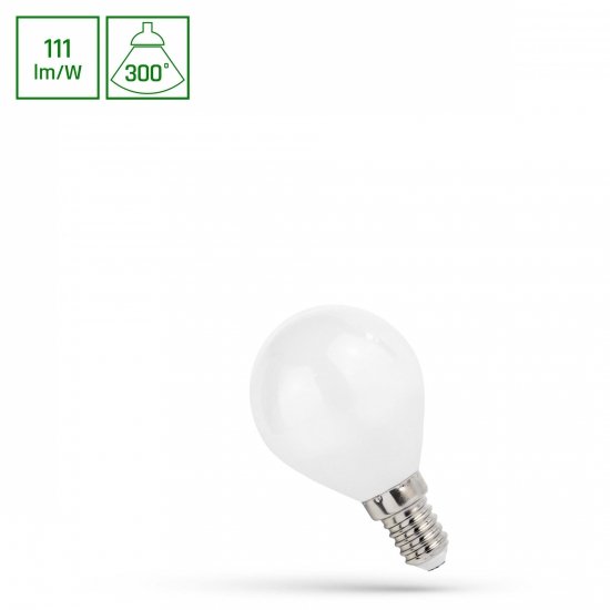 LED KULKA E-14 230V 5,5W COG WW MILKY SPECTRUM