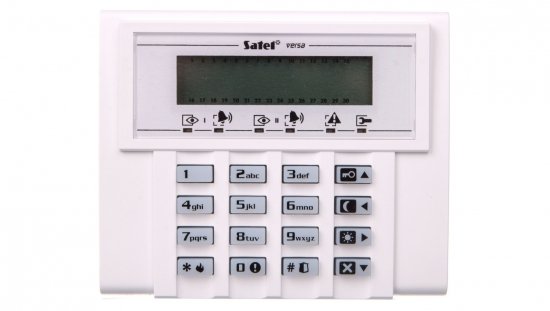 Klawiatura obsługi systemu alarmowego LCD niebieskie podświetlanie do systemu Versa VERSA-LCD-BL