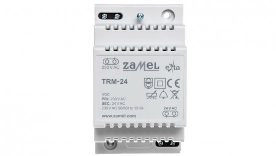 Transformator 230/24VAC 15VA IP20 TH35 TRM-24 EXT10000137
