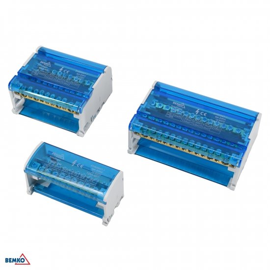 BLOK ROZDZIELCZY 44 ZACISKI 4x11 (7x5,3mm + 2x7,5mm + 2x9mm)