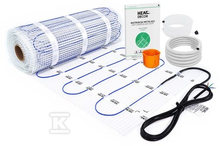 Zestaw maty grzewczej HD-mat 150 W/m2, szerokość 50 cm - bez termostatu - 9 m2