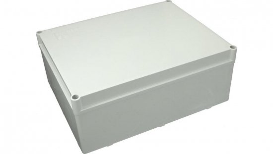 Puszka n/t hermetyczna 300x220x120 bez dławików IP56 szara S-BOX 616