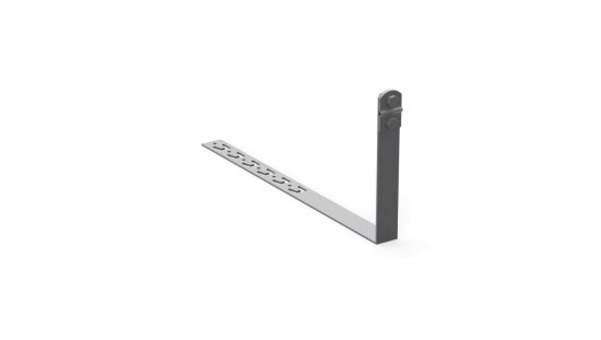 Uchwyt drutu odgromowego pod dachówkę L-330/z zaczepami/skr 10.2/Z/S OG /91003002/