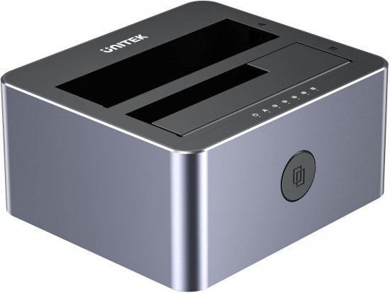 Unitek Y-3027GY01-EU Stacja klonująca dyski 2 x SATA 2,5 /3,5  USB-C 10Gbps