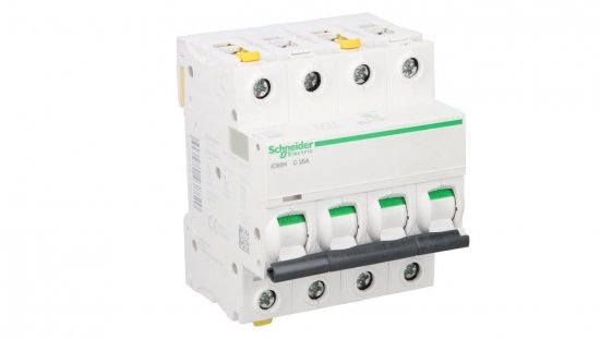 Wyłącznik nadprądowy 4P C 25A 10kA AC iC60H-C25-4 Acti9 A9F07425