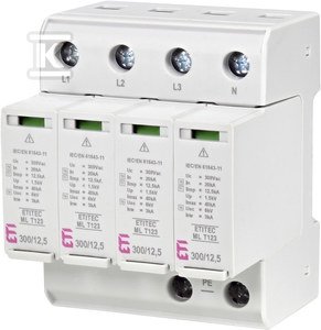 Modułowy ogranicznik przepięć ETITEC ML T123 300/12,5 4+0 002440667