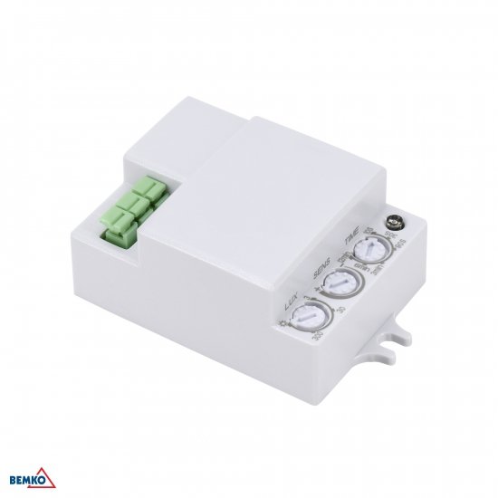 CZUJNIK MIKROFALOWY 500W 360* IP20 PROSTOKĄTNY BIAŁY