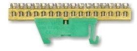 Listwa zerowa TH-35 16 zielona