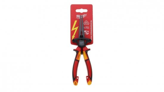 Szczypce długie okrągłe VDE 205 mm 4932464564