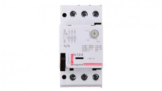 Wyłącznik silnikowy 3P 0,55kW 1-1,6A M 250 1R/1Z 1,6 606825