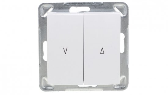 IMPRESJA Łącznik żaluzjowy /z blokadą mechaniczną/ biały ŁP-7YB/m/00