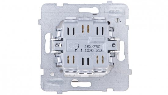 SONATA Łącznik schodowy srebro mat ŁP-3R/m/38