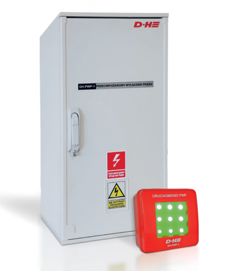  Przeciwpożarowy wyłącznik prądu 063A DH-PWP-1 – zestaw standard: HA063W3040S