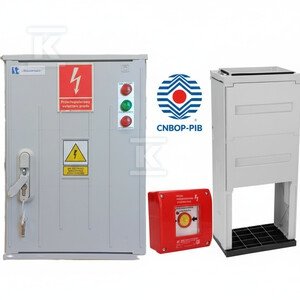 Zestaw wykonawczy uruchamiająco-sygnalizujący PWP1-UWS63 przeciwpożarowy wyłącznk prądu z fundamentem ZW63/100-FTN40 DLX181