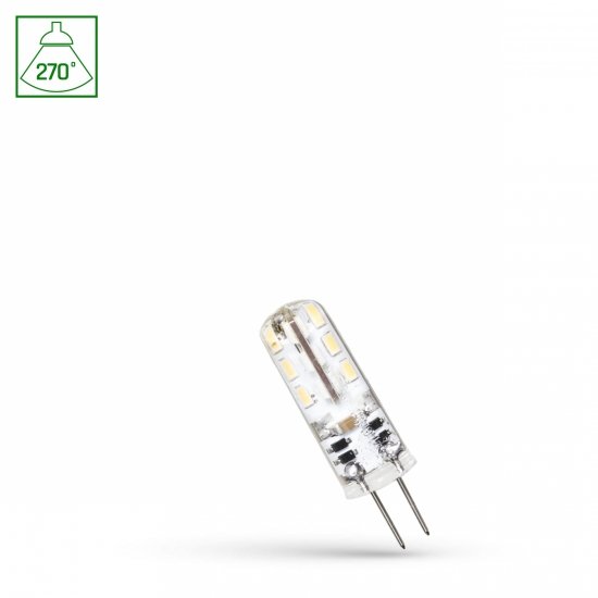 LED G4 column 12V 1,5W SILIKON WW SPECTRUM