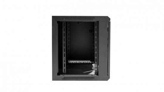 Szafa krosowa wisząca niedzielona 19 cali DIGITUS 9U 600x501x450mm czarna DN-W19 09U/450/B
