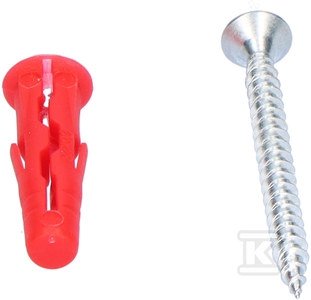 Kołek rozporowy uniwersalny UNO fi 6 z wkrętem 4,0x45 mm +445 UNO-06