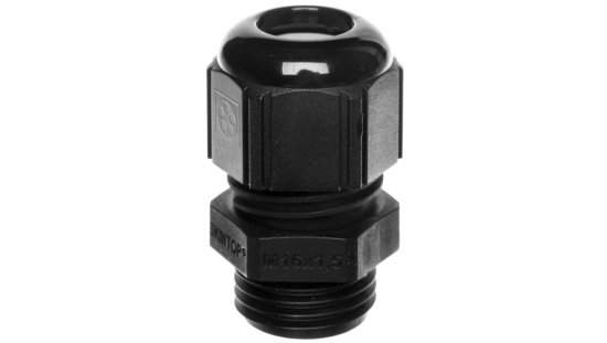 Dławnica kablowa poliamidowa M16 IP68 SKINTOP STR-M 16x1,5 czarna 53111310