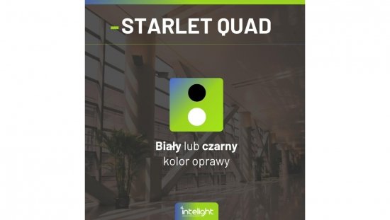 Oprawa awaryjna natynkowa STARLET QUAD SOH 350 NM 2H AT / soczewka otwarta do pomieszczeń wysokich / 92875