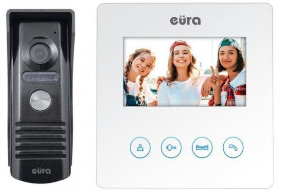 Wideodomofon EURA VDP-52A3 ATIRA  biały