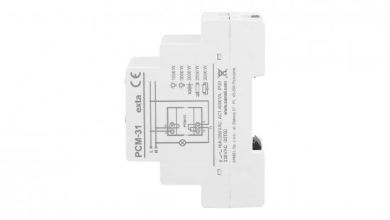 Przekaźnik czasowy przełączany w zerze opóźnione załączenie 230V AC PCM-31 EXT10000305