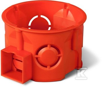 Puszka podtynkowa ONNLINE PRO PK-60F łączeniowa płytka, czerwona, IP 20 0284-20