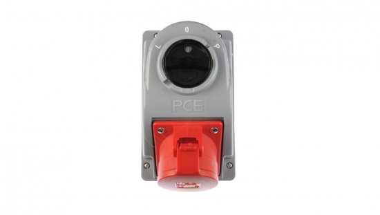 Gniazdo stałe z wyłącznikiem L-0-P 32A 5P 400V IP44 COMBO-POL 960625401W