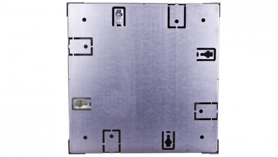 Kompletna kaseta z puszkami 12xM45, PA stalowo-szary RAL 7011 UD GES9-2 7011 7427470