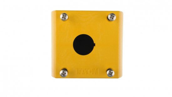 Obudowa kasety 1-otworowa 22mm żółta IP67 M22-IY1 216536
