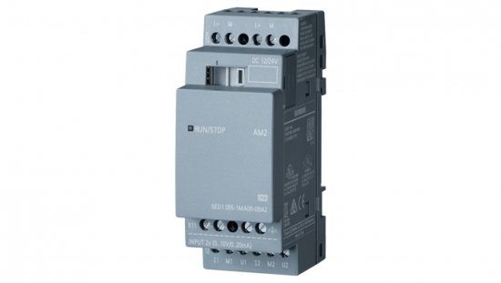 Moduł rozszerzeń 2wyjścia analogowe (0-10V, 0/4-20mA) 24V DC LOGO! AM2 AQ 6ED1055-1MM00-0BA2