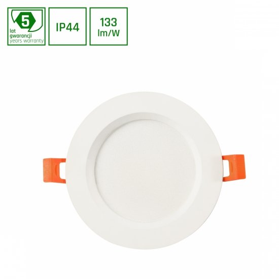 DURE 3 MAX DOWNLIGHT 12W NW 230V 110st IP44 IK06 Fi140x30 BIAŁY okrągły 5 lat gwarancji