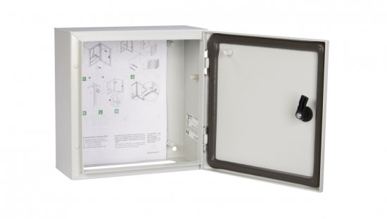 Obudowa S3D 300x300x150mm IP66 z płytą montażową NSYS3D3315P