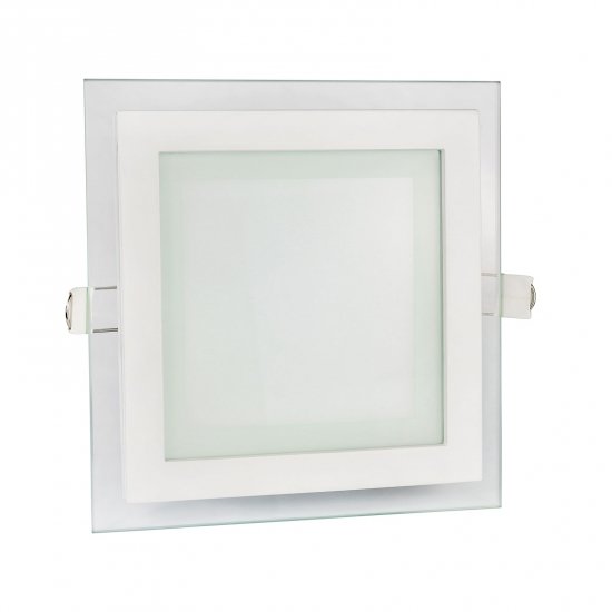 FIALE ECO LED SQUARE 230V 18W IP20 WW SUFITOWE oczko szklane