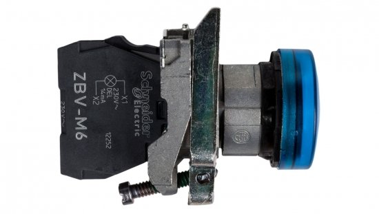 Lampka sygnalizacyjna 22mm niebieska 230-240V AC LED XB4BVM6